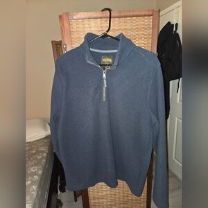 Men's Blue Quarter Zip Jacket